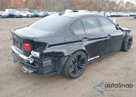 2015 BMW M3 из США, поврежденный, VIN WBS3C9C56FP804697